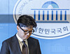 Former People Power Party leader Han Dong-hoon is seen at a press conference at the National Assembly in Yeouido, western Seoul, on Jan. 29. [YONHAP]