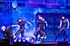 Boy band Tomorrow X Together performs lead track “Beautiful Strangers” during a showcase for the release of its fourth full-length album, “The Star Chapter: Together,” at Kyung Hee University Grand Peace Palace in eastern Seoul on July 21. [DANIELA GONZALEZ PEREZ]