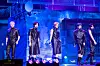Boy band Tomorrow X Together performs lead track “Beautiful Strangers” during a showcase for the release of its fourth full-length album, “The Star Chapter: Together,” at Kyung Hee University Grand Peace Palace in eastern Seoul on July 21. [DANIELA GONZALEZ PEREZ]