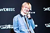 Nunew Chawarin poses for photos during a press event for the release of the single “Leave Me With Your Love,” at the Raum Convention Center in southern Seoul on Sept 29. [DANIELA GONZALEZ PEREZ]