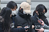 The suspect of the Gangbuk motel drug deaths walks into the Seoul Northern District Court in Dobong District, northern Seoul, on Feb. 12. [NEWS1]