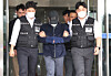 A man leaves the Yongin Dongbu Police Station in Yongin, Gyeonggi, on April 17 to attend a court hearing. [YONHAP]