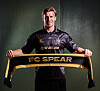 Gareth Bale poses with an FC Spear scarf ahead of the Nexon Icons Match. [NEXON]