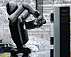 UBTech Robotics' Walker S2 humanoid robot is able to swap its battery on its own in three minutes. [SCREEN CAPTURE]