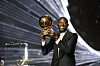 Paris Saint-Germain forward Ousmane Dembele poses with the Ballon d'Or trophy during the Ballon d'Or 2025 ceremony at the Theatre du Chatelet in Paris on Sept. 22. [EPA/YONHAP]
