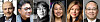 From left: Mark Thompson, CEO of CNN; Lee Soo-man, founder of SM Entertainment and head of A2O Entertainment; Bong Joon-ho, director; Maggie Kang, director of ″KPop Demon Hunters″; Hannah Poferl, chief data officer of The New York Times; and Hiroyuki Watanabe, chief digital innovation officer of Nikkei