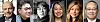 From left: Mark Thompson, CEO of CNN; Lee Soo-man, founder of SM Entertainment and head of A2O Entertainment; Bong Joon-ho, director; Maggie Kang, director of ″KPop Demon Hunters″; Hannah Poferl, chief data officer of The New York Times; and Hiroyuki Watanabe, chief digital innovation officer of Nikkei