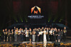 Winners of the 10th Korean Musical Awards pose at the Sejong Center for the Performing Arts in central Seoul on Jan. 19. [THE WAVE]