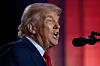 President Donald Trump speaks at an AI summit hosted by All-in Podcast and Hill & Valley Forum at the Andrew W. Mellon Auditorium on July 23, 2025, in Washington, D.C. [GETTY/YONHAP]