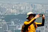 Apartment complexes in Seoul as seen from Namsan in central on April 28 [YONHAP]