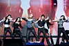 Girl group IVE performs the lead track “Blackhole” during a showcase for the release of its second full-length album, “Revive+,” at Yes24 Live Hall in eastern Seoul on Feb. 23. [DANIELA GONZALEZ PEREZ]