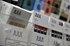 Juul products are displayed at a smoke shop in New York, on Dec. 20, 2018. [AP/YONHAP]
