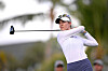Nelly Korda of the United States drives from the 18th tee during the final round of the LOTTE Championship presented by Hoakalei 2025 at Hoakalei Country Club on Oct. 4, in Ewa Beach, Hawaii. [AFP/YONHAP]