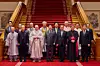 President Lee Jae Myung, center in front, poses for a group photo with religious leaders during a luncheon at the Blue House in Seoul on Jan. 12. [PRESIDENTIAL OFFICE]