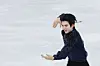 Cha Jun-hwan performs his short program in the men's singles figure skating competition at the Winter Olympics at Milano Ice Skating Arena in Milan on Feb. 10. [YONHAP]