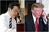 President Lee Jae-myung, left, and U.S. President Donald Trump [EPA/YONHAP]