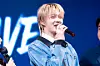 Nunew Chawarin answer reporters’ questions during a press event for the release of his single “Leave Me With Your Love” at the Raum Convention Center in southern Seoul on Sept 29. [DANIELA GONZALEZ PEREZ]