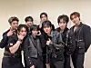 Younite poses for photos after its first concert, ″Youniverse: Connected,″ held in western Seoul on April 19 and 20. [BRAND NEW MUSIC]