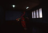 A mudang, or Korean shaman, dances on knives as part of a spiritual ritual in Daegu, North Gyeongsang, in this file photo unrelated to the story. [YONHAP]