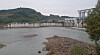 Water released from Hwanggang Dam upstream of the Imjin River is seen in this footage taken on Sept. 8. [SCREEN CAPTURE]