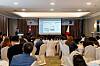 An employee of Korea Water Resources Corporation (K-water) presents the agency's final proposal to create water supply and sewage systems in New Clark City in the Philippines at a venue in Manila on Dec. 16. [KOREA WATER RESOURCES CORPORATION]