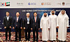 This photo provided by the Korea International Trade Association shows the launching ceremony of a joint committee on promoting economic cooperation between Korea and the United Arab Emirates in Abu Dhabi on Sept. 22. [KOREA INTERNATIONAL TRADE ASSOCIATION]