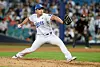 Samsung Lions pitcher Oh Seung-hwan pitches during a KBO game against the Hanwha Eagles at Daegu Samsung Lions Park in Daegu on June 26. [NEWS1]