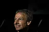 Jurgen Klinsmann is seen before the Asian Cup semifinal between Jordan and Korea in Qatar on Feb. 6. [XINHUA/YONHAP]