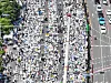 Medical professors, junior doctors, medical students and private practitioners participate in an outdoor rally in Yeouido, western Seoul on June 18, 2024, demanding the government to amend its medical policy packages. Over 12,000 health care professionals joined the protest, according to the police. [YONHAP]