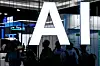 An AI sign is seen at the World Artificial Intelligence Conference (WAIC) in Shanghai, China, July 6, 2023. [REUTERS/YONHAP]