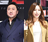 Actor Don Lee, also known as Ma Dong-seok, and his wife Ye Jung-hwa, pictured right [NEWS1]