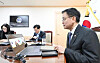 Acting President Choi Sang-mok speaks during virtual meetings with global credit appraisers at his office in Seoul on Dec. 13, 2024. [MINISTRY OF ECONOMY AND FINANCE]