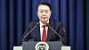 President Yoon Suk Yeol gives a public address from the presidential residence in Yongsan District, central Seoul, on Dec. 3. [PRESIDENTIAL OFFICE]