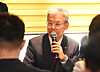 Kim Dong-cheol, the newly appointed CEO of the Korea Electric Power Corporation (Kepco), speaks during a press event in Sejong on Wednesday. [KEPCO]