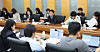 Education Minister Choi Kyo-jin talks to university student council presidents on Dec. 30, 2025 to discuss how students feel about tuition increases. The Education Minister met with students again on Jan. 13 to hear updates on how tuition deliberation committees are operating at each university. [YONHAP]