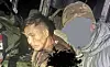 The photo from Telegram showing a suspected North Korean soldier, reportedly captured by the Ukrainian military. [YONHAP]