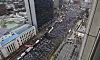 A rally is held on April 5 in Gwanghwamun, central Seoul, protesting the Constitutional Court's decision to remove Yoon Suk Yeol from the presidential office. [YONHAP]