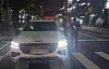 Police apprehend a driver suspected of drunk driving at an intersection in Yuseong District, Daejeon around 10:55 p.m. on Oct. 5. [DAEJEON METROPOLITAN POLICE PRECINCT]