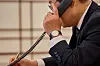 President Lee Jae-myung speaks to Japanese Prime Minister Shigeru Ishiba in a phone call on June 9 at the presidential office in Yongsan, central Seoul. [PRESIDENTIAL OFFICE]