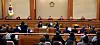 Constitutional Court justices convene at the court in central Seoul for the second hearing in President Yoon Suk Yeol's impeachment trial on Jan. 16. [JOINT PRESS CORPS]