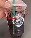 The word “yellow” is written in English on a cup served to a Korean customer at a Starbucks store in California. [SCREEN CAPTURE]