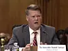 Randall Schriver, a former senior Pentagon official, speaks during a Senate Foreign Relations Committee hearing on Capitol Hill on March 26, in this photo captured from a livestream on the committee's website. [YONHAP]