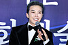 G-Dragon speaks during the red carpet event held ahead of the Korean Popular Culture and Arts Awards at the National Theater's Haeoreum Grand Theater in Jung District, central Seoul, on Oct. 23. [YONHAP]