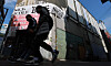 Signs noticing availabity for commercial rent are posted on a building in Myeong-dong, central Seoul, on April 20. [YONHAP]