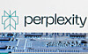 Perplexity logo is seen near computer motherboard in this illustration taken Jan. 8, 2024. [REUTERS/YONHAP]