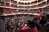 The Théâtre du Châtelet in Paris, which seats about 2,000 people, is jam-packed with people on the opening night for the '2024 Korea Season.' [MINISTRY OF CULTURE, SPORTS AND TOURISM]