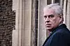 Britain's Prince Andrew, Duke of York reacts as he arrives for the Royal Family's traditional Christmas Day service at St. Mary Magdalene Church in Sandringham, Norfolk, eastern England, on Dec. 25, 2022. King Charles III will strip his younger brother Andrew of his royal titles and oust him from his long-term residence on the Windsor estate, the palace said on Oct, 30, the latest fallout to hit the scandal-plagued royal over the Jeffrey Epstein affair. [AFP/YONHAP]