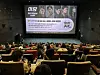 Audiences watch an anti-drug message during an advance screening of “Yadang: The Snitch” [GYEONGGI NAMBU POLICE AGENCY]
