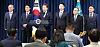 President Lee Jae-myung announces his first appointments, including nominees for prime minister, intelligence chief and chief presidential secretary, at the presidential office in Yongsan District, central Seoul, on June 4. From left: former Unification Minister Lee Jong-seok, Democratic Party (DP) Rep. Kim Min-seok, President Lee, DP Rep. Kang Hoon-sik, DP Rep. Wi Sung-lac and former Gen. Hwang In-kwon. [NEWS1]