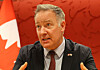 Stephen Fuhr, Canada's secretary of state for defense procurement, speaks in an interview with Yonhap News Agency at the Canadian Embassy in central Seoul on Feb. 5. [YONHAP]